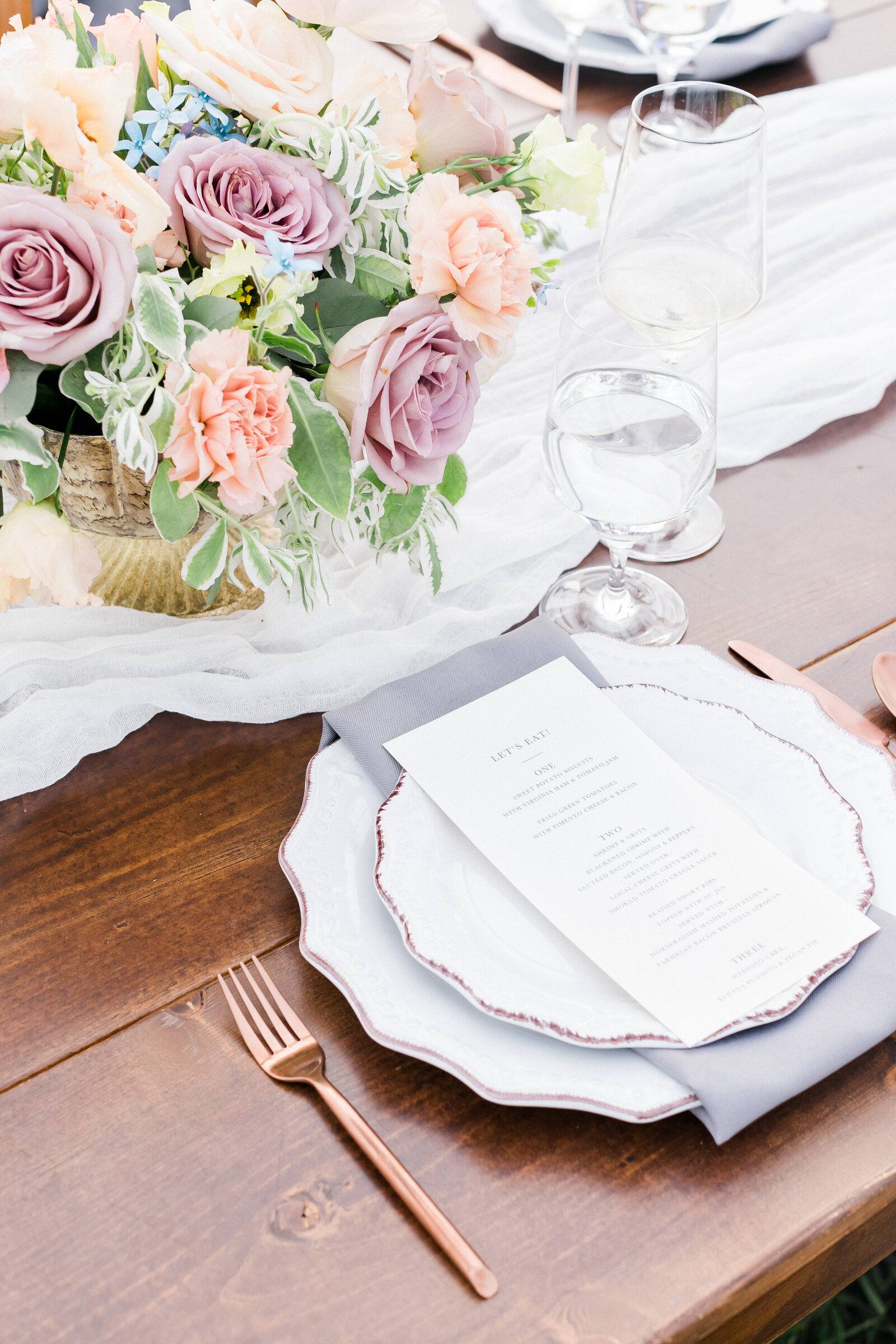 Styled celebration at Northfield Estate