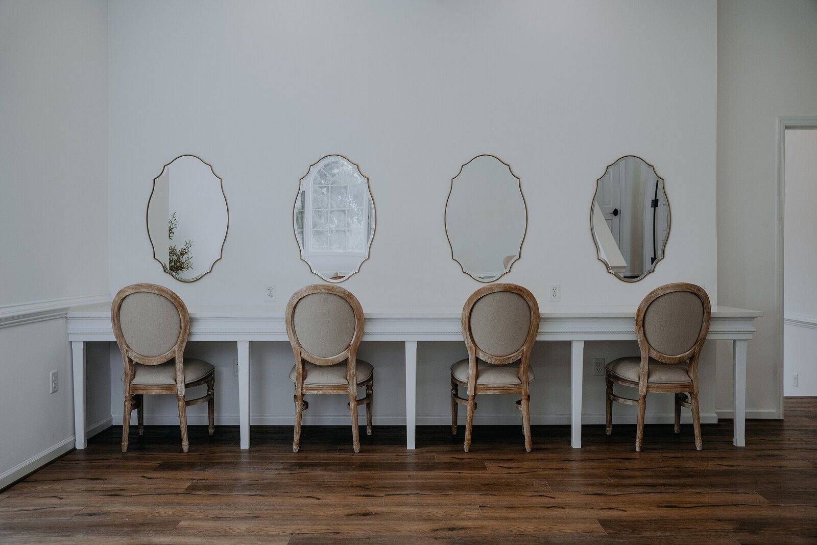 Bridal suite at Northfield Estate
